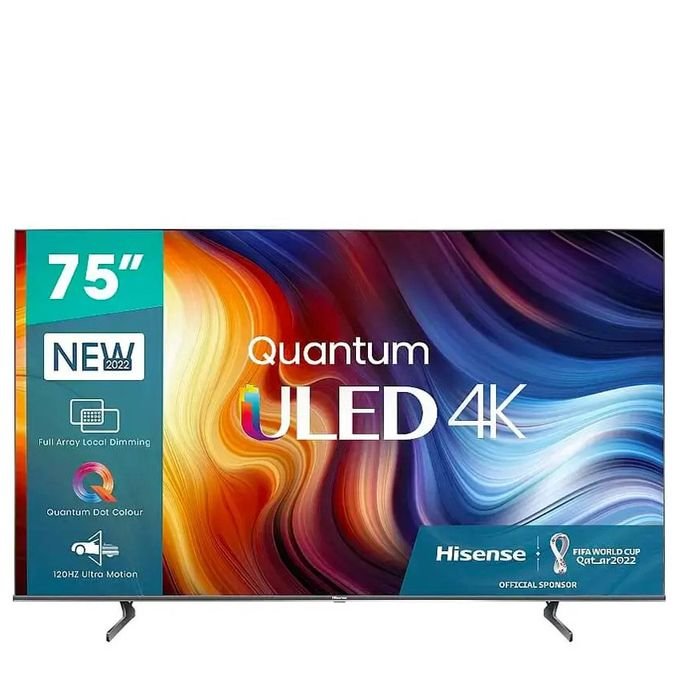 Hisense Smart TV DLED - 75″ 4K Ultra HD - VIDAA - Noir - Garantie 06 Mois
