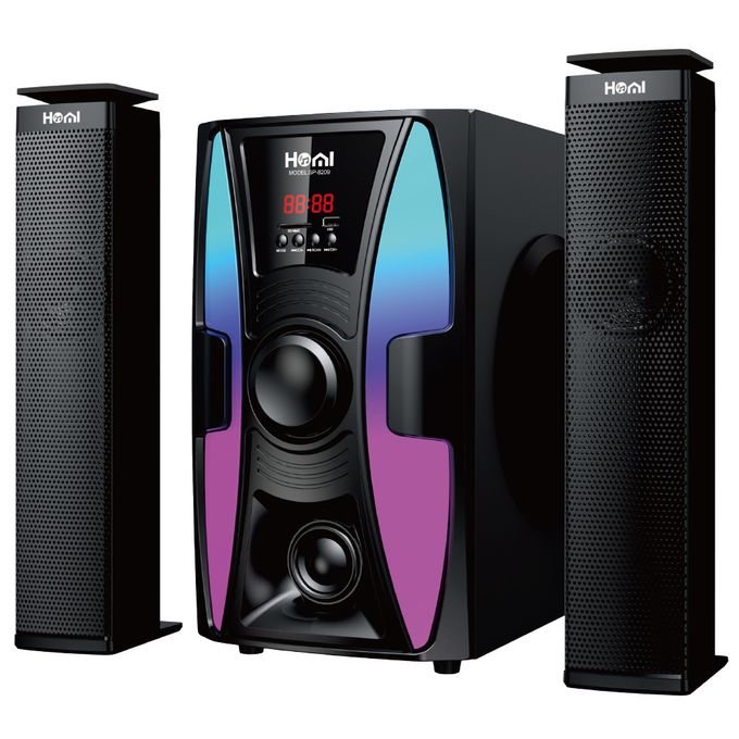 HOMI Woofer SP - 8209 - Chaîne HIFI - Noir - Garantie 03 Mois